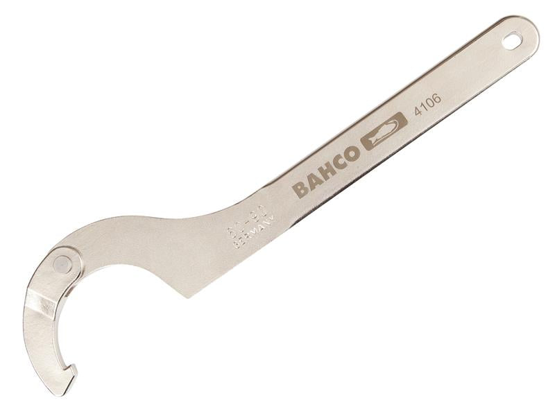 Bahco 4106-35-60 Adjustable Hook Wrench 35-60mm