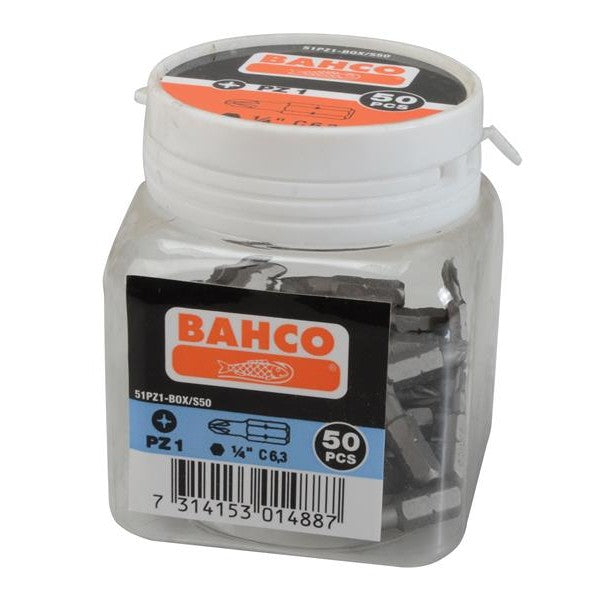 Bahco PZ1 Bits 25mm (Bowl of 50)