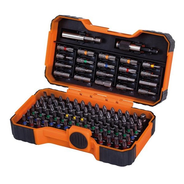 Bahco 59/S100BC Colour Coded Bit Set, 100 Piece