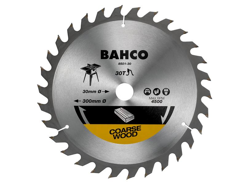Bahco 8501-30XF Site Saw Blade for Wood 300 x 30mm x 60T