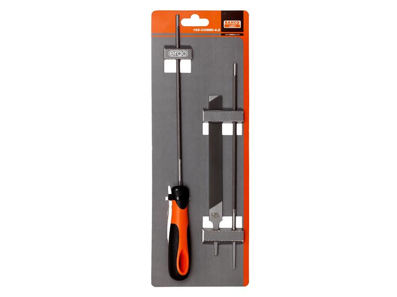 Bahco ERGO™ Chainsaw File Set, 3 Piece