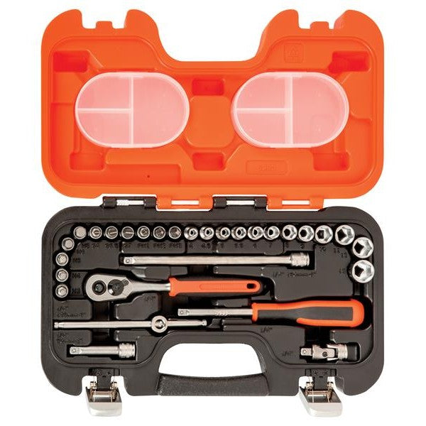 Bahco S290 1/4in Drive Socket Set, 29 Piece