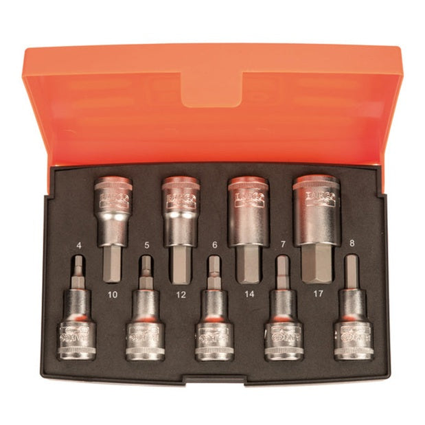 Bahco S9HEX 1/2in Drive Socket Set, 9 Piece