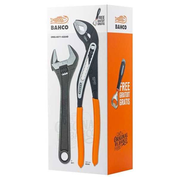 Bahco Original Slip Joint & Adjustable Set