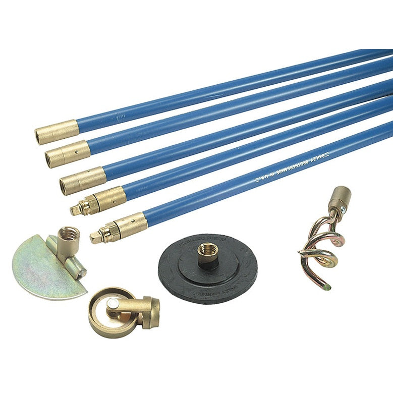 Bailey 1324 Lockfast 3/4in Drain Rod Set 4 Tools - Watson Hire