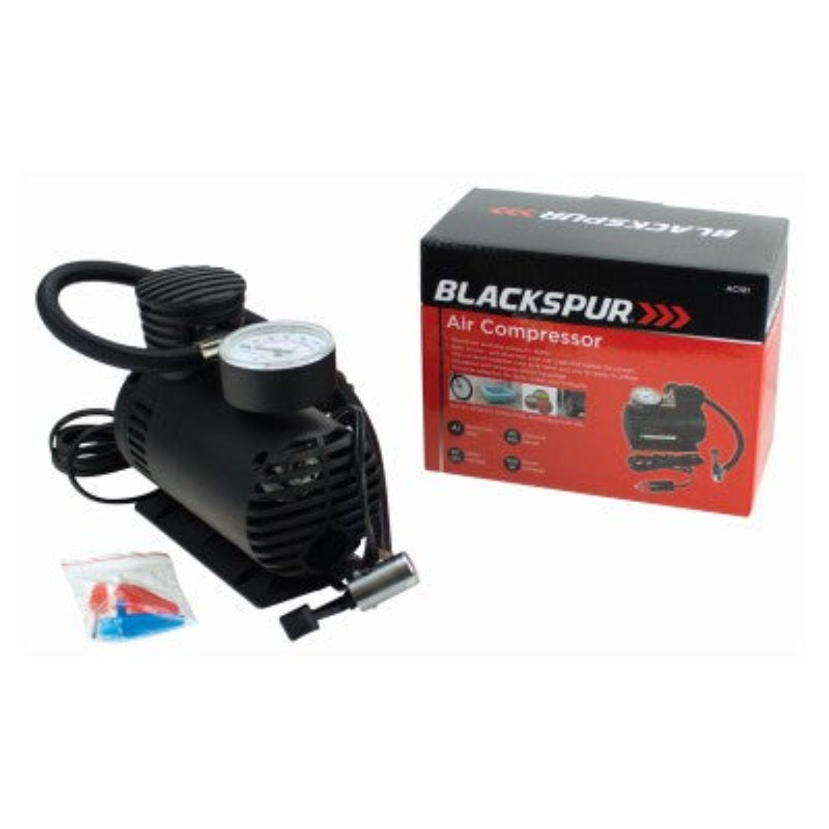 BLACKSPUR 12V Air Compressor