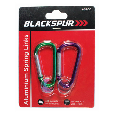 BLACKSPUR ALUMINIUM SPRING LINK SET 2PK