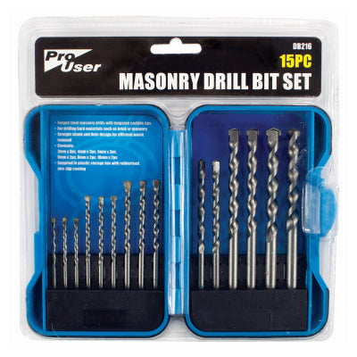 BB-DB216 15PC MASONRY DRILL BIT SET