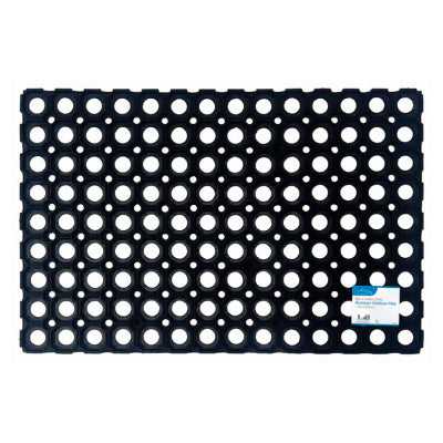 BLACK HEAVY DUTY RUBBER HOLLOW