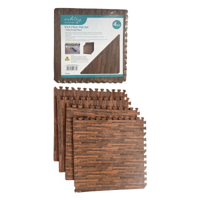 EVA FLOOR MAT SET 4PC DARK WO