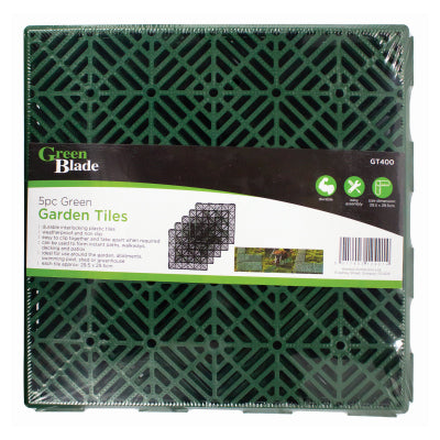 GREENBLADE GREEN GARDEN TILES 5PC