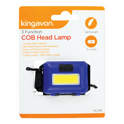 3 FUNCTION COB HEAD LAMP