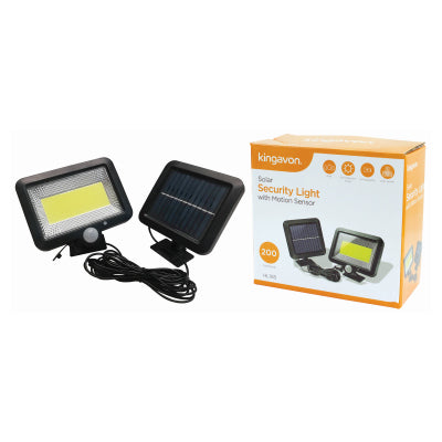KINGAVON SOLAR SECURITY LIGHT WITH MOTION SENSOR