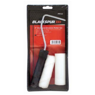 BLACKSPUR 4" GLOSS AND EMULSION ROLLER SET