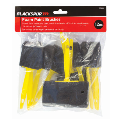 12PC FOAM PAINT BRUSHES