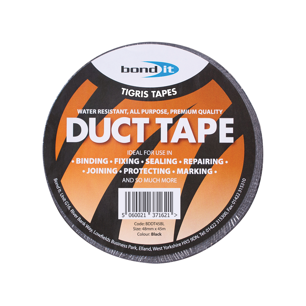 BOND-IT DUCT TAPE BLACK 48X45 (24/CTN)