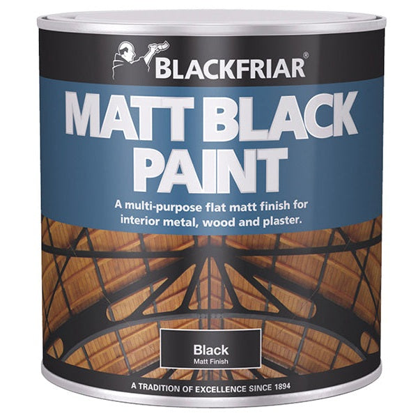 Blackfriar Matt Black Paint 250ml