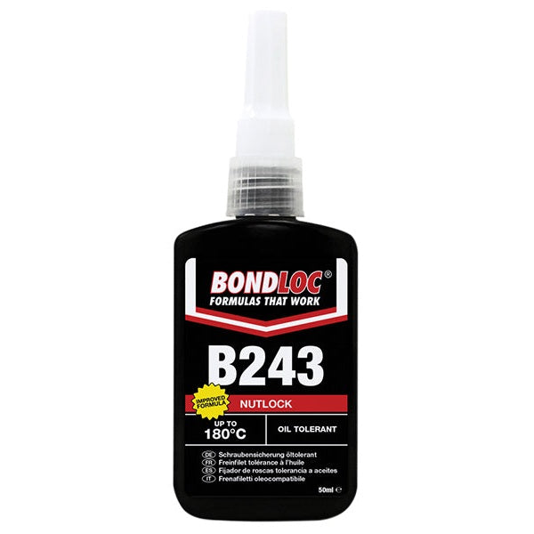 Bondloc B243 Nutlock Medium Strength Threadlocker 50ml