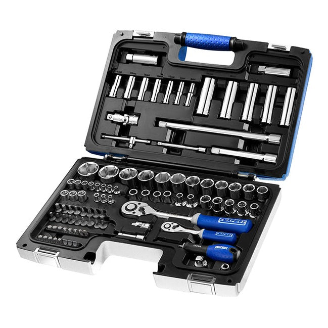 Expert 1/4 & 1/2in Drive Socket & Accessory Set, 98 Piece