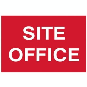 SITE OFFICE - PVC (600 X 400MM)
