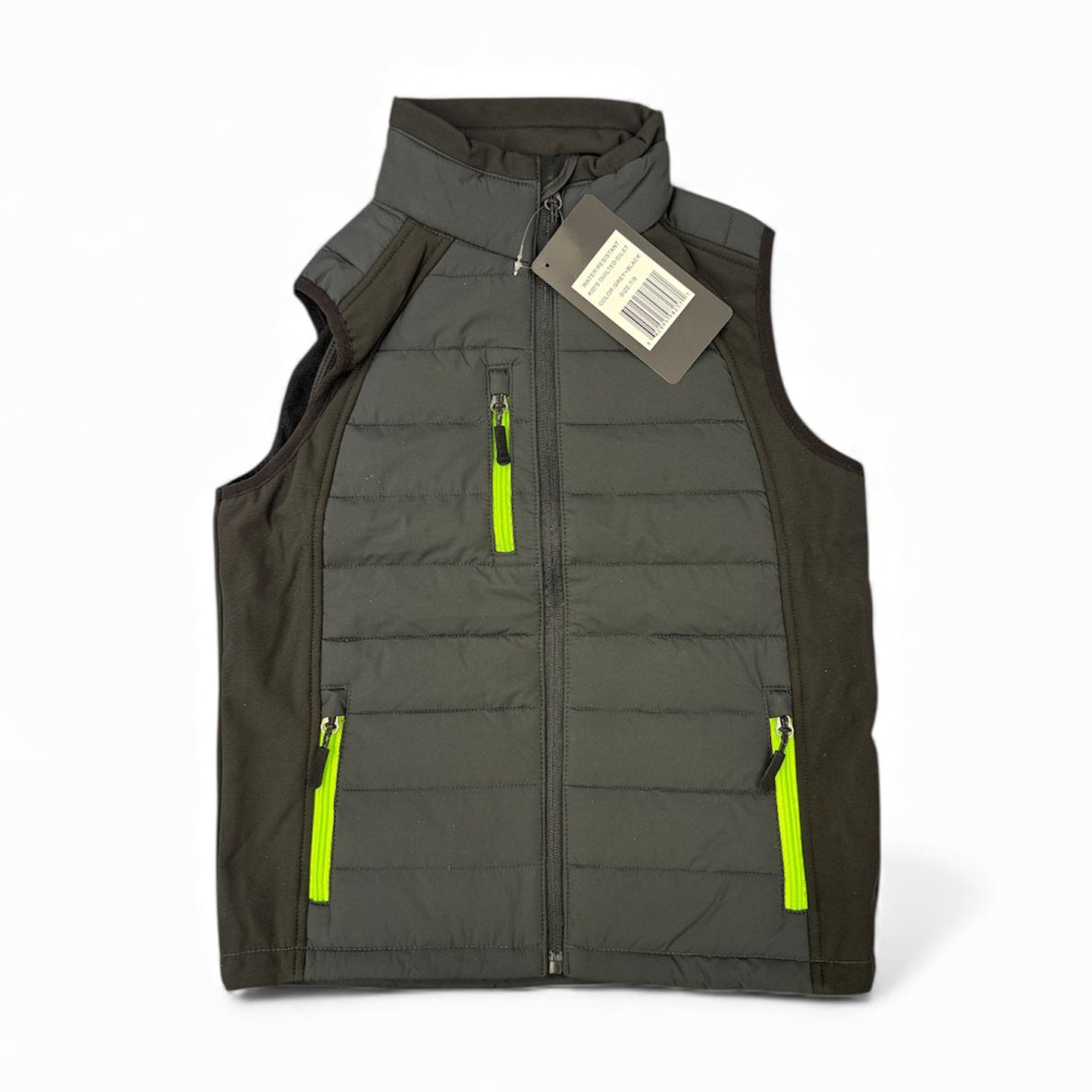 KIDS IMPACT HYBRID GILET - BLACK