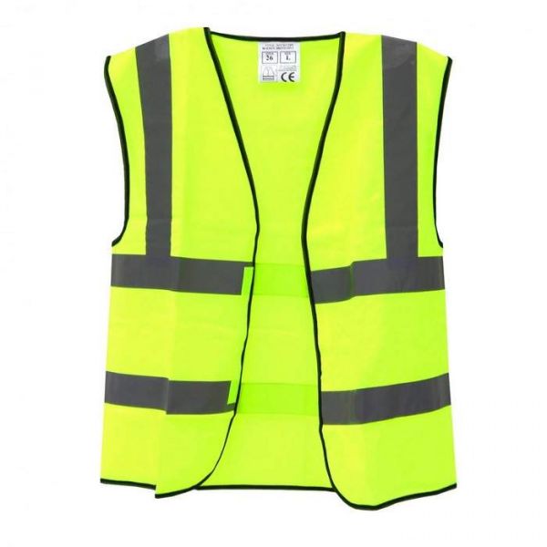 SAFELINE HI VIS WAIST COAT VEST M-XXL