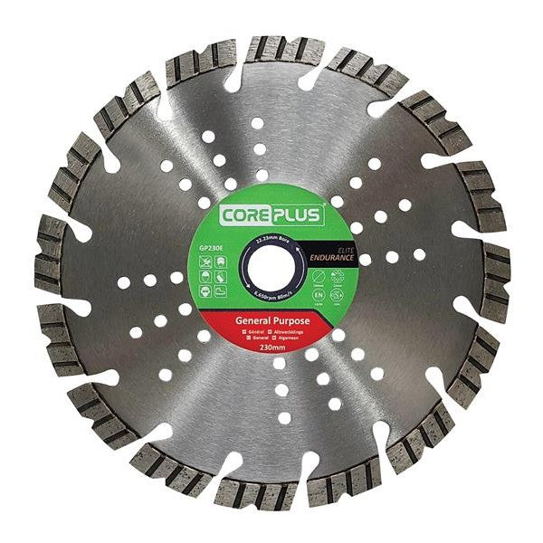 CorePlus GP230E Elite General-Purpose Diamond Blade 230mm