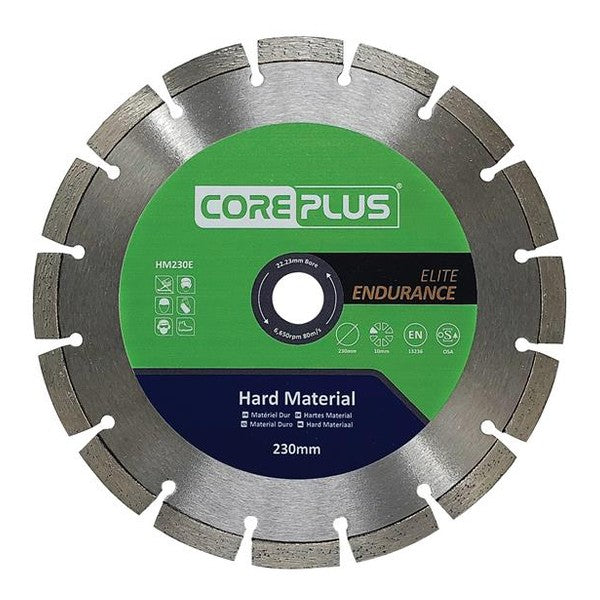 CorePlus HM230E Elite Hard Material Diamond Blade 230mm