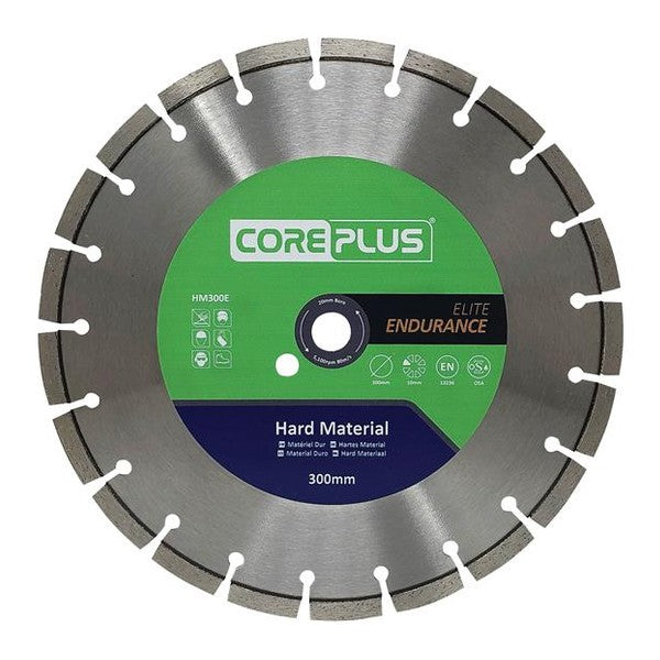 CorePlus HM300E Elite Hard Material Turbo Diamond Blade 300mm