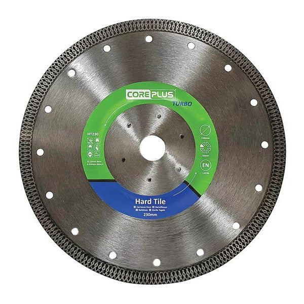 CorePlus HT230 Hard Tile Turbo Diamond Blade 230mm