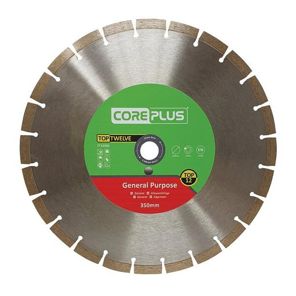 CorePlus Top Twelve General Purpose Diamond Blade 350mm