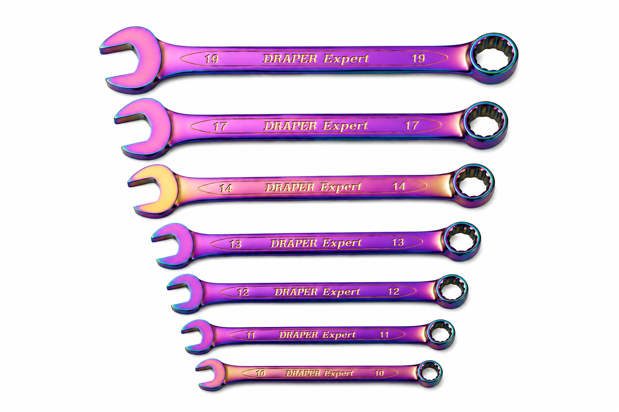 DRAPER 7PC RAINBOW SPANNER SET