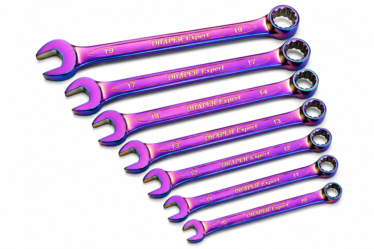 DRAPER 7PC RAINBOW SPANNER SET