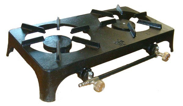 INDUSTRIAL CAST IRON STOVE DOUBLE BURNER