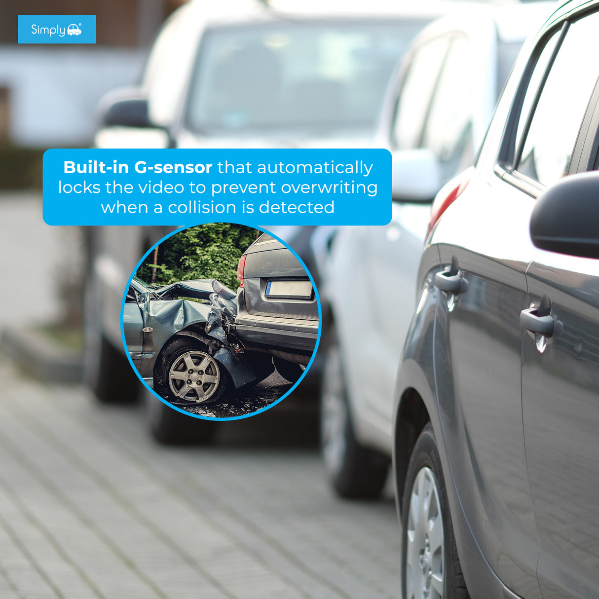 SIMPLY FRONT DASH CAMERA WITH WIFI