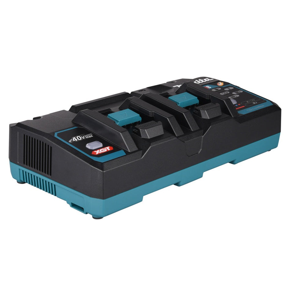 MAKITA DC40RB 40V MAX XGT LI-ION TWIN PORT RAPID BATTERY CHARGER