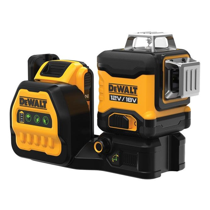 DEWALT DCE089D1G18 3 x 360° Green Multi-Line Laser 12/18V 1 x 2.0Ah Li-ion