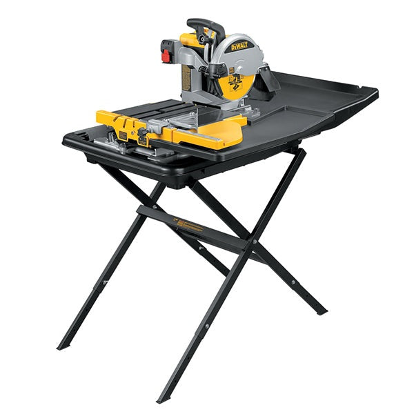 DEWALT D24000 Wet Tile Saw with Slide Table 1600W 240V - Watson Hire