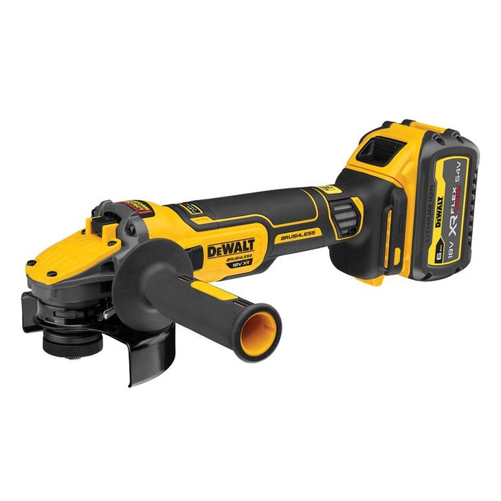 DEWALT DCG409T1 XR Advantage Grinder 125mm 18V 1 x FlexVolt 6.0Ah Li-ion - Watson Hire