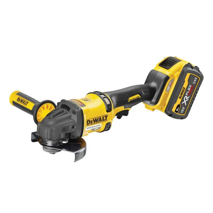 DEWALT DCG418T2 XR FlexVolt Grinder 125mm 54V 2 x 2.0Ah Li-ion