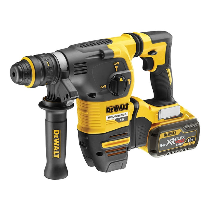 DEWALT DCH334X2 Brushless Q/C Chuck SDS Plus Hammer 54V 2 x 9.0Ah Li-ion