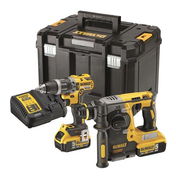 DEWALT DCK207P2T XR Brushless Twin Pack 18V 2 x 5.0Ah Li-ion