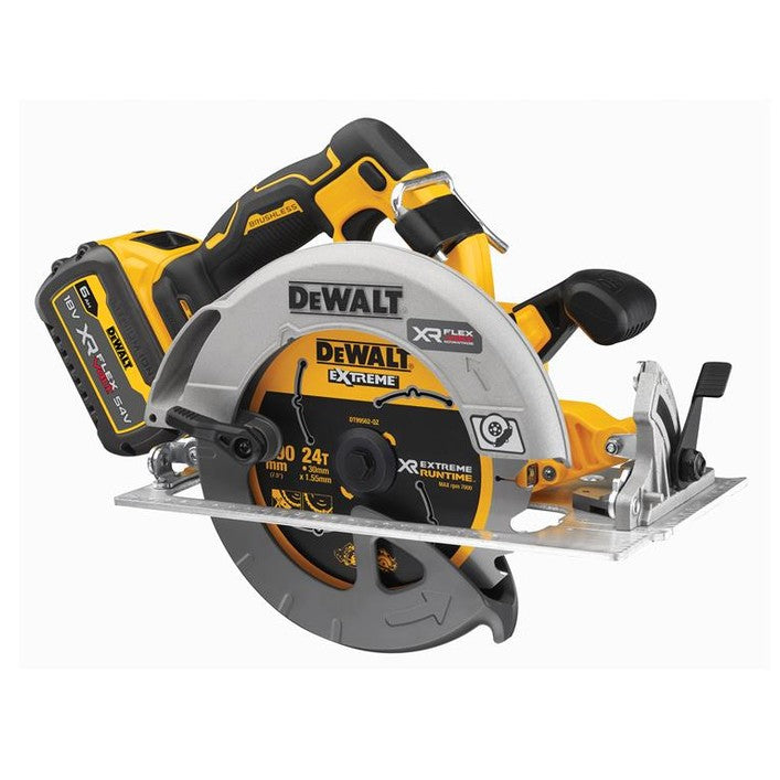 DEWALT DCS573T1 XR Advantage Circular Saw 190mm 18V 1 x FlexVolt 6.0Ah Li-ion