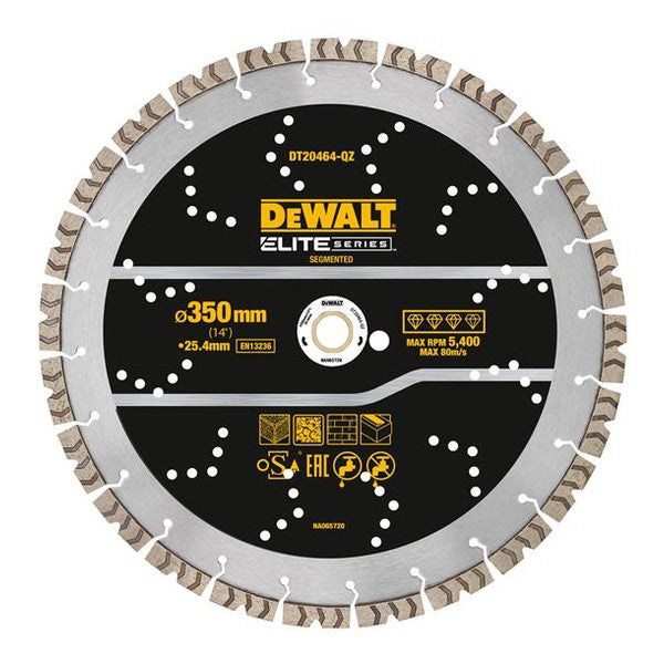 DEWALT ELITE SERIES™ All Purpose Diamond Segmented Wheel 350 x 25.4mm