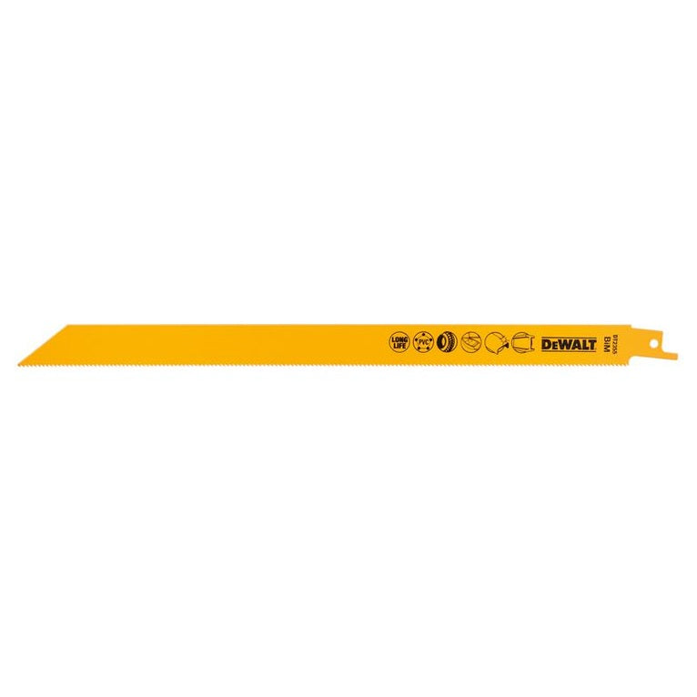 DEWALT Bi-Metal Reciprocating Blade for Universal Use 305mm (Pack 5)