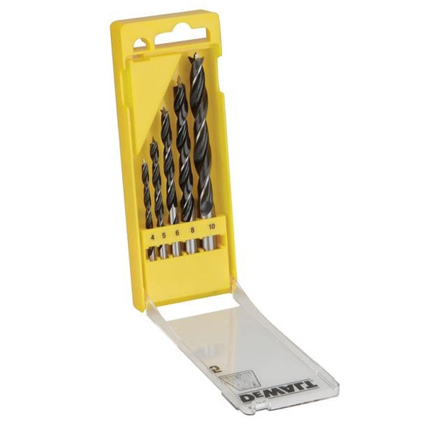 DEWALT Brad Point Drill Bit Set, 5 Piece