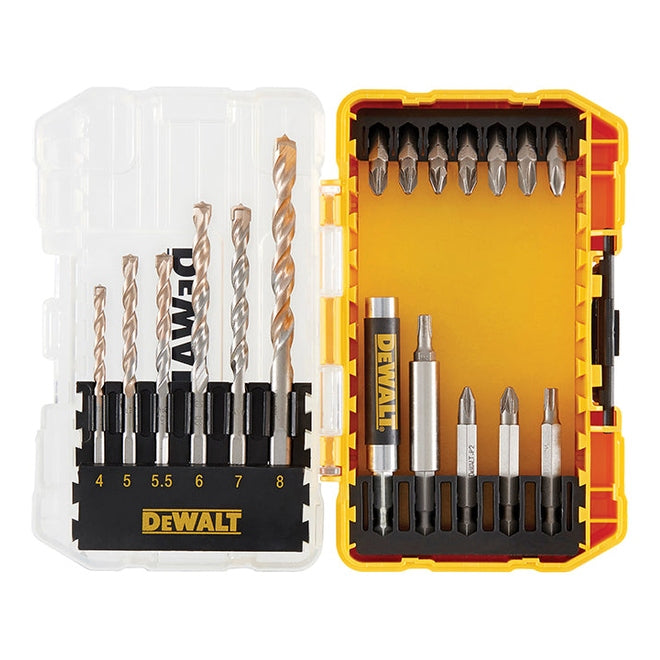 DEWALT DT70712 Extreme Masonry Drill Drive Set, 19 Piece
