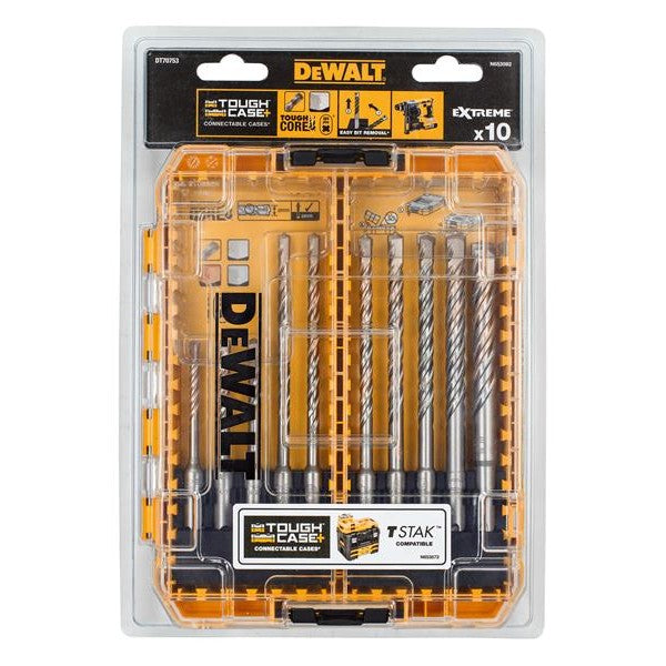 DEWALT SDS Plus Extreme 2® Drill Bit Set, 10 Piece