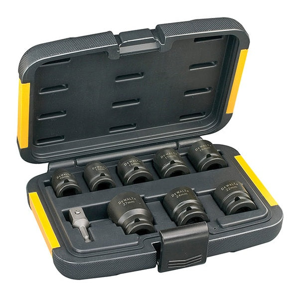 DEWALT DT7507 Impact Socket Set, 9 Piece