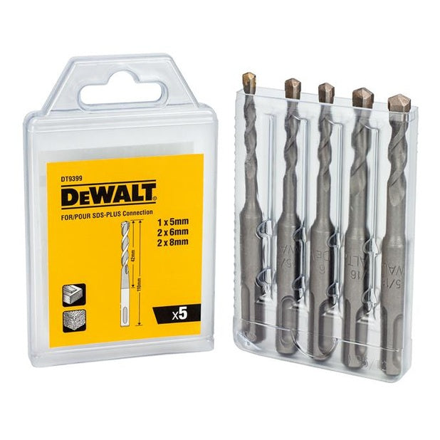 DEWALT DT9399 SDS Plus Drill Bit Set, 5 Piece